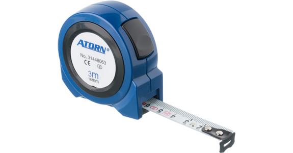 ATORN Rollbandmaß 3 m EG-Klasse II Self Lock