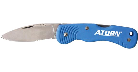 ATORN Arbeitsmesser 190 mm mit blauen Griffschalen