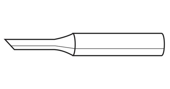 Ersatzlötspitze für Feinlötkolben 70021101 16 Watt LD Spitze angeschrägt