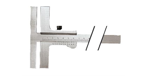 Anreißmessschieber MB 500 mm mit Feststellschraube, gehärtete Anreißschiene