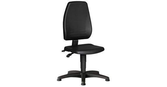 Arbeits-Drehstu¨hle ECONOMY mit Bodengleiter Sitzhöhe 440-610 mm Schaum