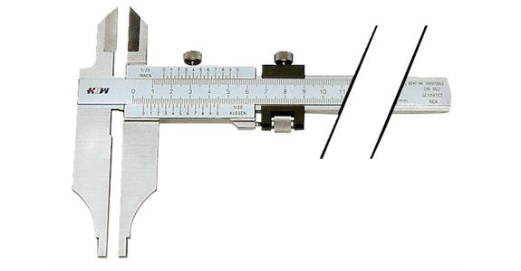 Präzisions-Werkstattmessschieber 0-300 mm mit Messerspitzen