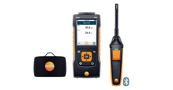 Feuchte-Set testo 440  mit Bluetooth