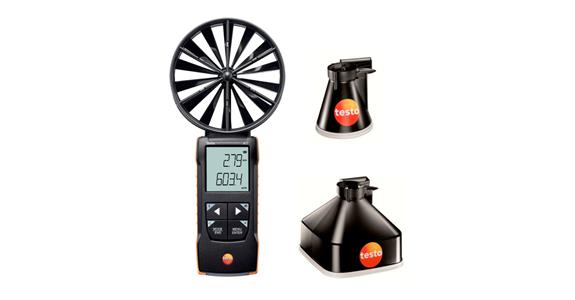 digitales Flügelrad-Anemometer mit Messtrichtern testo 417