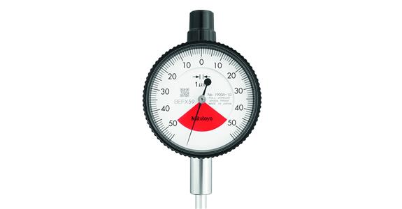 Sicherheitsmessuhr metrisch 0,1 mm IP52, 0,001mm, mit Öse, edelsteingelagert