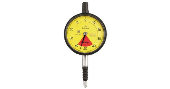 Messuhr metrisch 0.8 mm, 0,01mm, mit flachem Abschlussdeckel, IP64