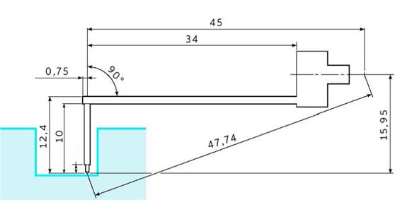 Tastarm für W40 TS1T KE2/90D T10 D15/30